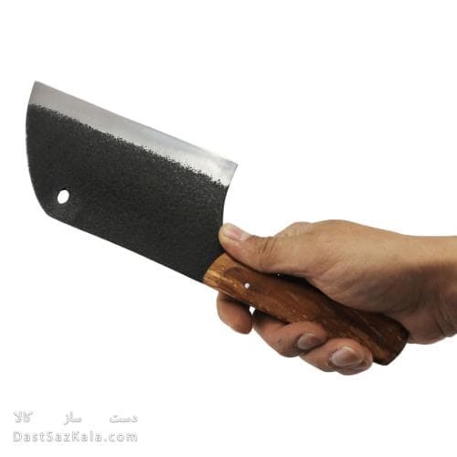 ساطور صربستانی سر آشپز دسته چوبی کد MN-58