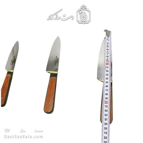 ست چاقوی آشپزخانه زنجان دسته چوبی در 3 سایز SHN-13