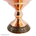 شکلات خوری مسی خاتم کاری اصفهان با ارتفاع 25 سانتی کد MJ-67