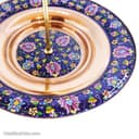 شیرینی خوری مسی دو طبقه مدل پرداز کد MJ-35