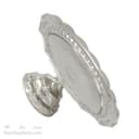 شیرینی خوری مسی سفید پایه دار جدید قطر 25 سانتیمتری کد AH-72