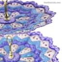 شیرینی خوری میناکاری مسی 3 طبقه کد LT-79