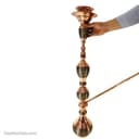 قلیان خاتم کاری شده مسی 95 سانتی کد MJ-116