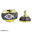 قندان برنجی جدید طرح پرداز 18 سانتی کد MJ-52