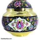 قندان برنجی جدید طرح پرداز 18 سانتی کد MJ-52