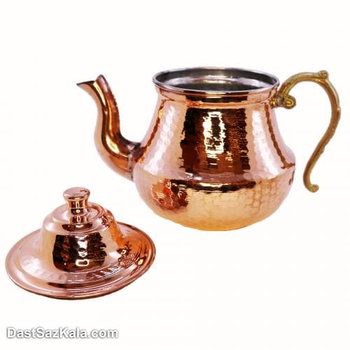 قوری مسی بزرگ مدل گلابی کد SSH-28