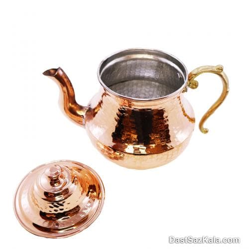 قوری مسی بزرگ مدل گلابی کد SSH-28