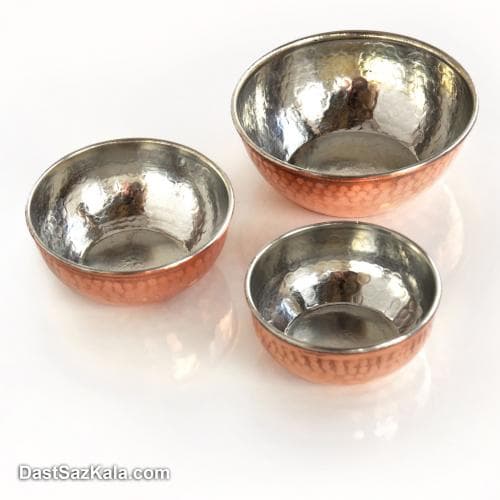 پیاله مسی زنجان چکشی سایز بزرگ کد NZ-12