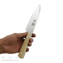 چاقوی آشپزخانه راسته ای زنجان دسته چوبی 29 سانتی کد MN-12