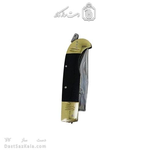 چاقوی دنده ای بزرگ زنجان 24 سانتیمتری دسته مشکی کد SHN-30