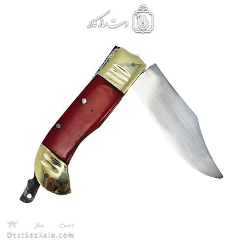 چاقوی دنده ای تاراسی زنجان 20 سانتیمتری دسته قرمز کد SHN-33