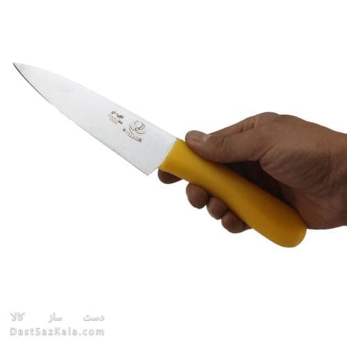 چاقوی راسته ای زنجان استیل و دسته پلاستیکی 27 سانتی کد MN-16