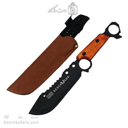 چاقوی سفری و طبیعت گردی زنجان 32 سانتیمتری با غلاف کد MS-20