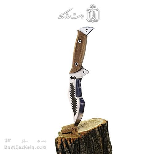چاقوی شکاری ساخت زنجان 29 سانتیمتری با غلاف کد MS-22