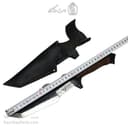 چاقوی طبیعت گردی دست ساز زنجان 35 سانتیمتری با غلاف کد MS-21