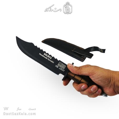 چاقوی طبیعت گردی زنجان 30 سانتیمتری با غلاف کد MS-18