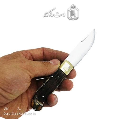 چاقو تاشو کوچک زنجان 15سانتی دسته کائوچوی کد SHN-22