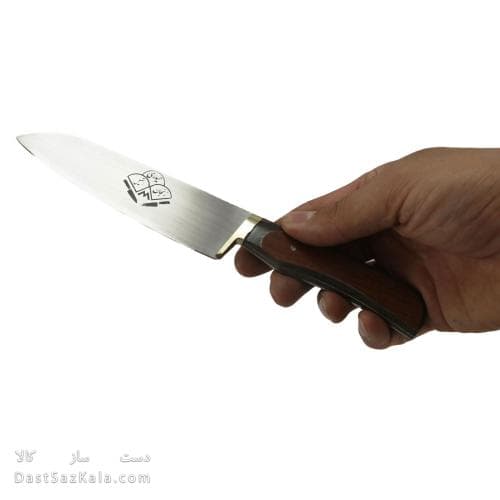 چاقو دم دستی حیدری زنجان دسته چوبی 24 سانتیمتری کد MN-40