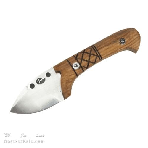 چاقو پوست کن زنجان دسته چوبی 18 سانتیمتری کد MN-66