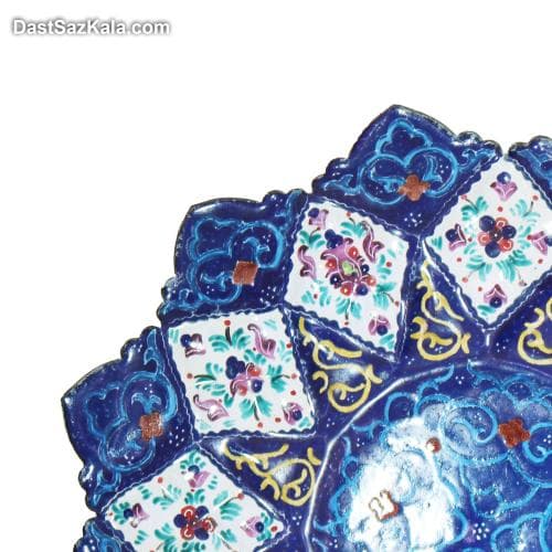 کاسه و بشقاب مسی میناکاری کد LT-78