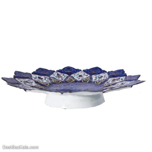 کاسه و بشقاب مسی میناکاری کد LT-78