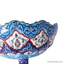 آجیل خوری میناکاری مسی پایه دار کد LT-86