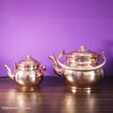 کتری و قوری مسی زنجان چکشی کد PA-19