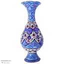 گلدان میناکاری مسی 16 سانتی کد LT-105