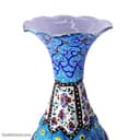 گلدان میناکاری مسی مدل کوزه ای 16 سانتی کد LT-95