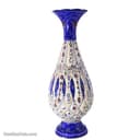 گلدان میناکاری 25 سانتی مسی مدل کوزه ای کد LT-90