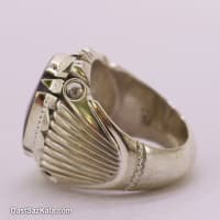 انگشتر مردانه شجر تک درخت با رکاب شیخ احمد بدون اشک کد RN-46