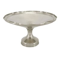 سرویس مسی پذیرایی سفید با روکش کروم مدل دیبا 4 تایی کد AH-20