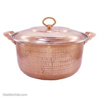 قابلمه مسی اصل زنجان مدل راسته 8 نفره بزرگ کد PA-54