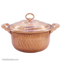 قابلمه مسی اصل زنجان مدل راسته 4 نفره متوسط کد PA-52