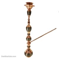 قلیان خاتم کاری شده مسی 95 سانتی کد MJ-116