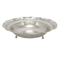 میوه خوری مسی سفید سه پایه جدید 32 سانتی کد AH-91