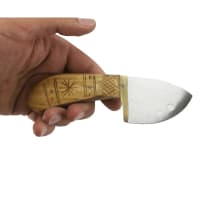 چاقو پوست کن زنجان دسته چوبی 14 سانتیمتری کد MN-65