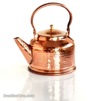 کتری مسی زنجان چکش کاری شده سایز کوچک کد NZ-16