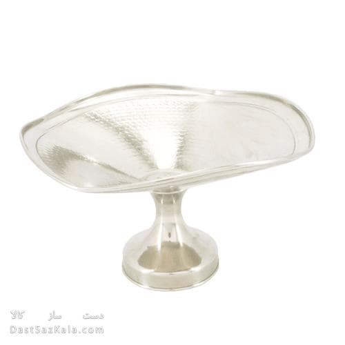 آجیل خوری مسی زنجان با روکش کروم سه بعدی 22 سانتی کد AH-33