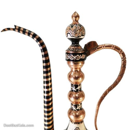 آفتابه لگن مسی الماس تراش 2 لیتری زنجان کد MJ-117