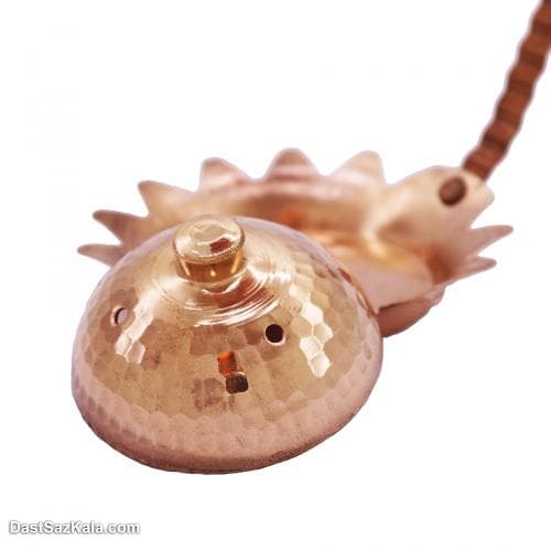 اسپند دود کن مسی دسته دار مدل خورشیدی کد PA-24