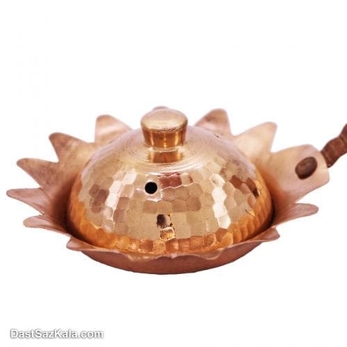 اسپند دود کن مسی دسته دار مدل خورشیدی کد PA-24