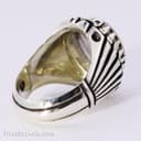 انگشتر نقره مردانه شجر اصل با رکاب ریخته تک درخت کد RN-20