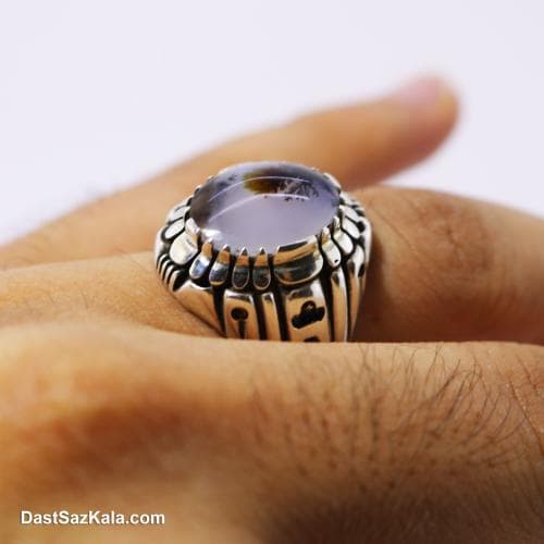 انگشتر نقره مردانه شجر اصل با رکاب ریخته درختی کد RN-21