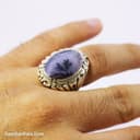 انگشتر مردانه شجر با رکاب شیخ احمد درختی کد RN-19