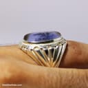 انگشتر نقره مردانه شجر اصل با رکاب شیخ احمد مدل درختی RN-14