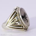 انگشتر نقره مردانه شجر با رکاب شیخ احمد درختی کد RN-18