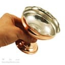 بستنی خوری مسی زنجان مدل پایه دار 10سانتیمتری AH-59