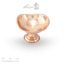 ست هفت سین و بستنی خوری مسی پایه دار سه گوش 6 عددی AH-108