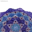 بستنی خوری میناکاری مسی پایه دار 14 سانتی کد LT-83